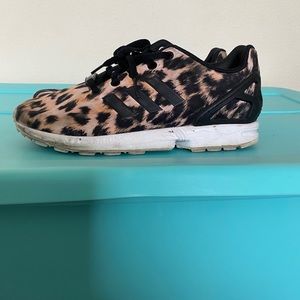 Adidas leopard print sneakers